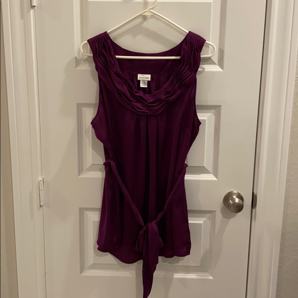 Purple blouse